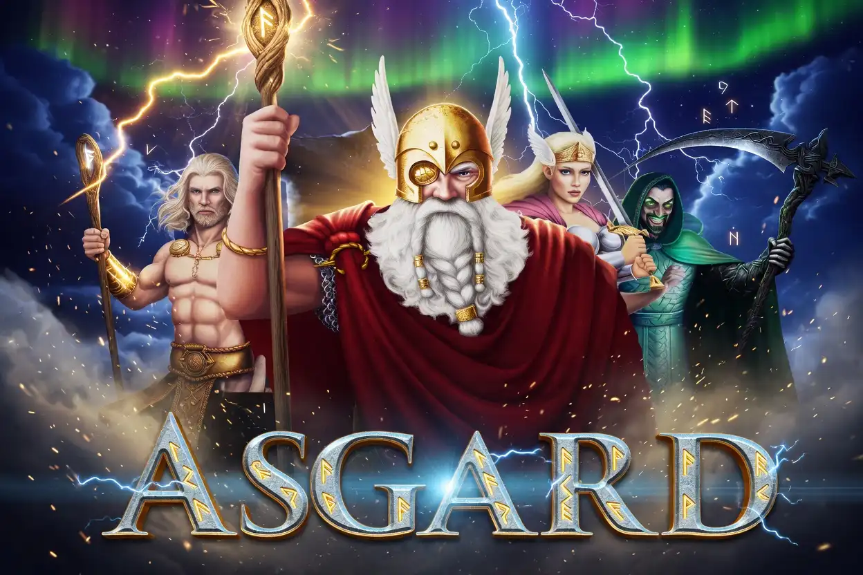 Asgard pokie with Norse gods and lightning