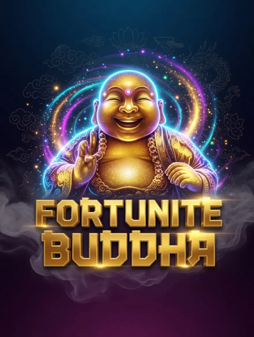 Fortunate Buddha pokie with glowing gold figure