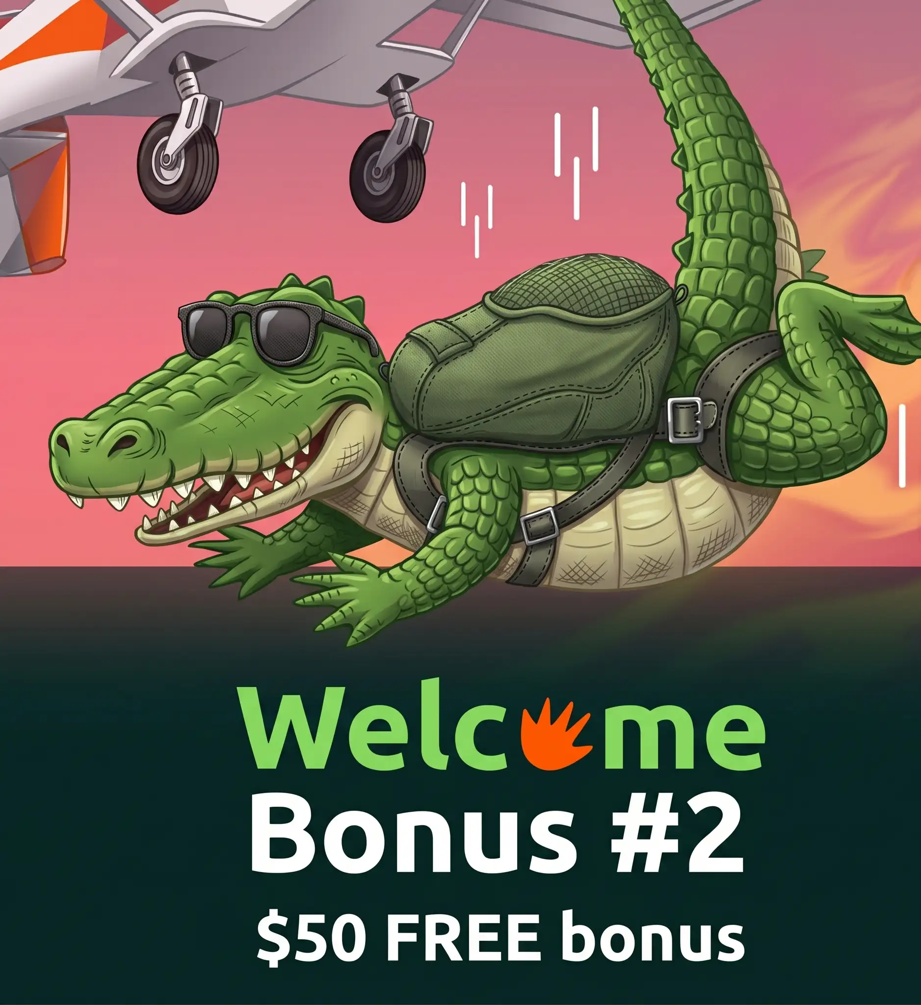 1:27 PMClaude responded: PlayCroco 50 dollar free welcome bonus offerPlayCroco 50 dollar free welcome bonus offer